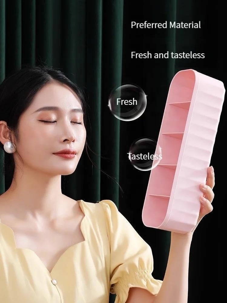 Tekcool Drawer Organizers For Underwear, Socks, Bras, Ties, Undergarments, And Scarves - Closet Storage Dividers For Household U